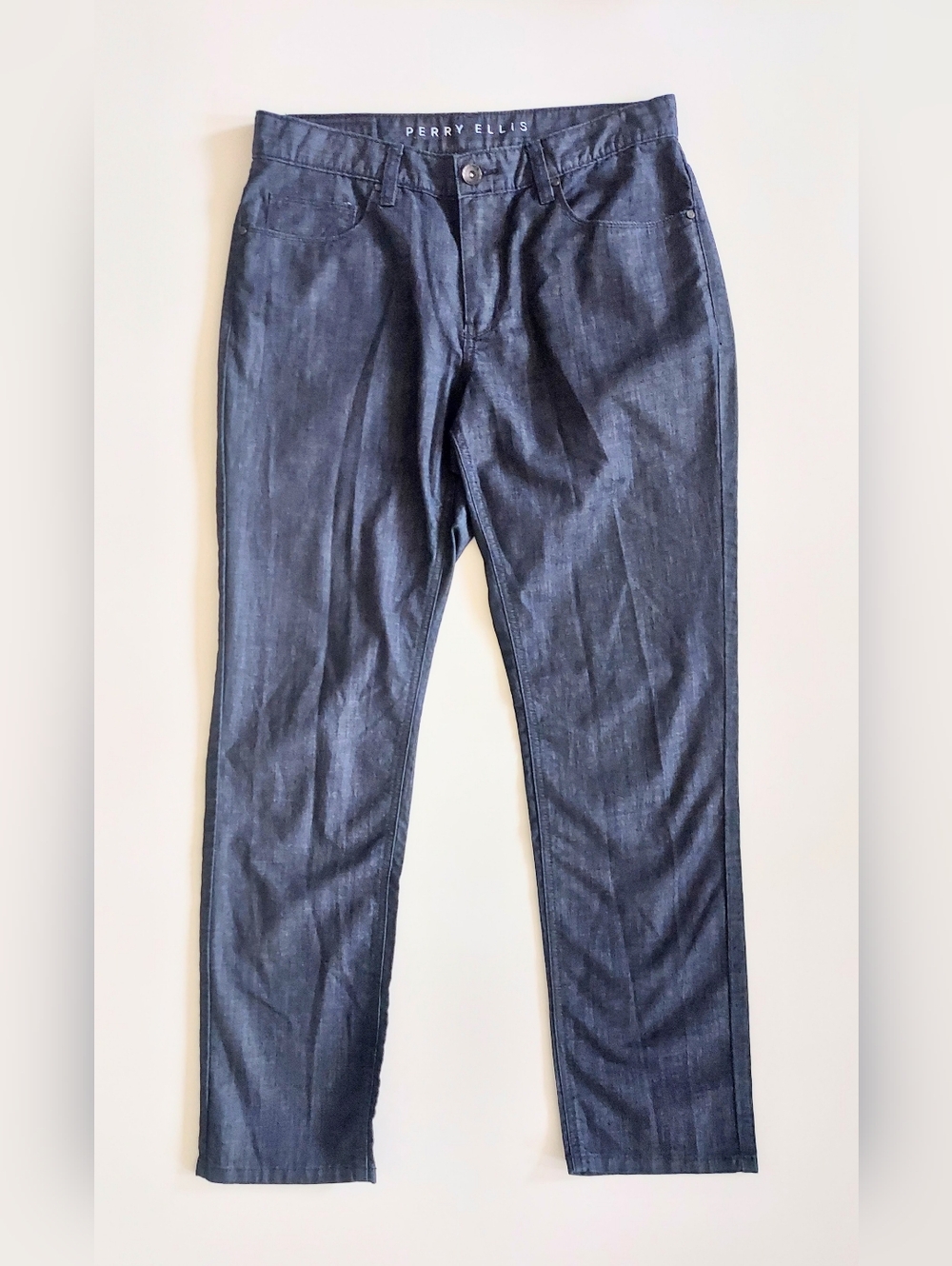Perry Ellis Slim Fit Stretch Straight Leg Jeans Mens Size 32" x 32"